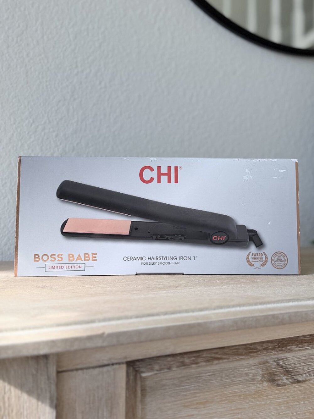 CHI Boss Babe 1" Ceramic Hairstyling Flat Iron Straightener NEW OPEN BOX TESTED - Picture 6 of 10